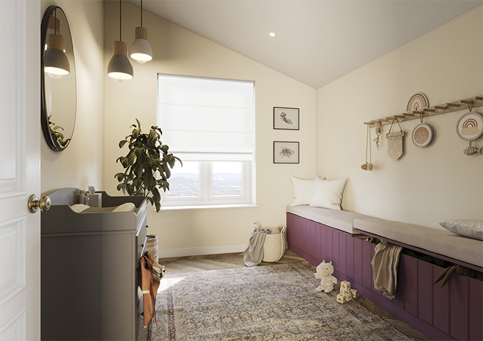 Medina, White - Roman Blind - Image 6